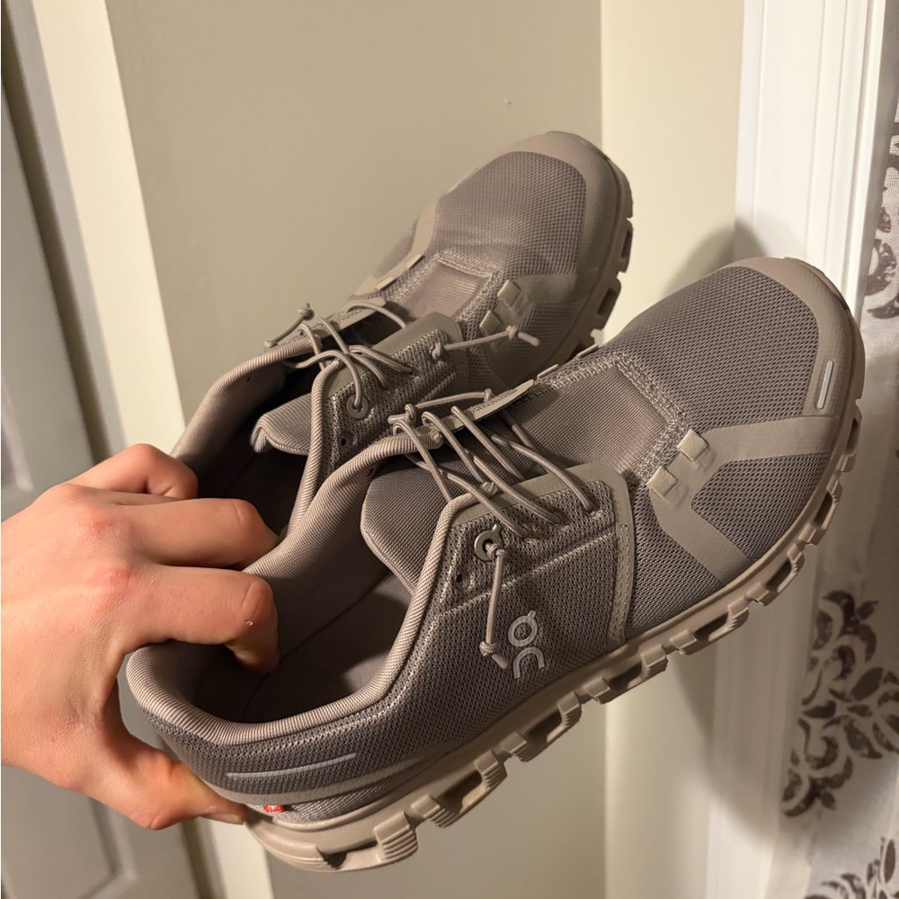 On Running Women’s Cloud Sneakers in Taupe - Picture 2 of 6